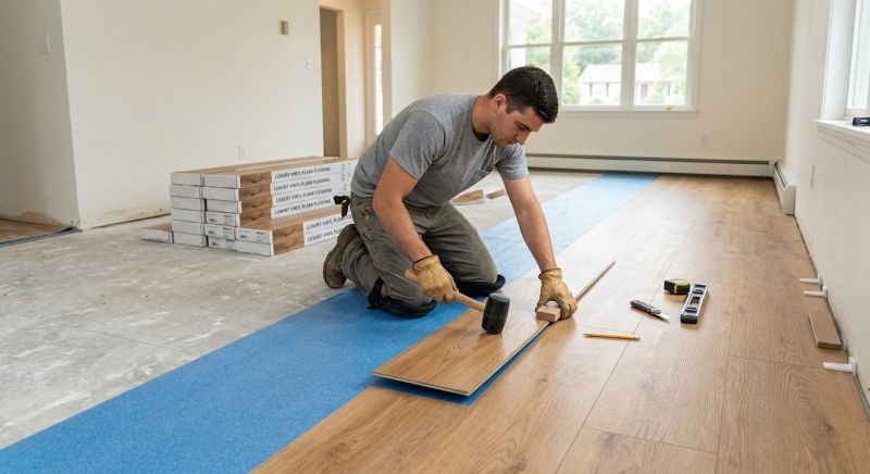 Vinyl Plank Floor Installation in Hackensack, NJ